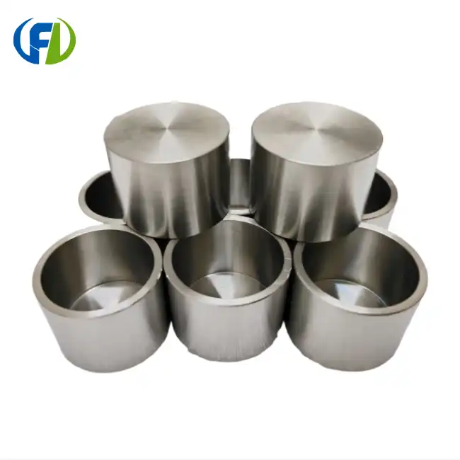 Straight Wall Zirconium Crucible